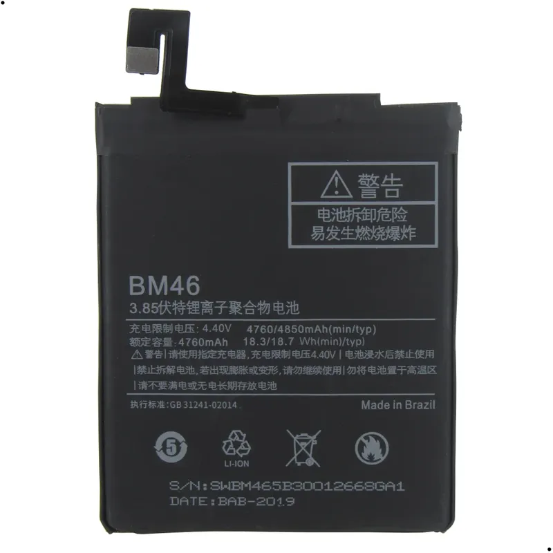 Bateria Bm46 Compatível Com Xiaomi Redmi Note 3 / Note 3 Pro