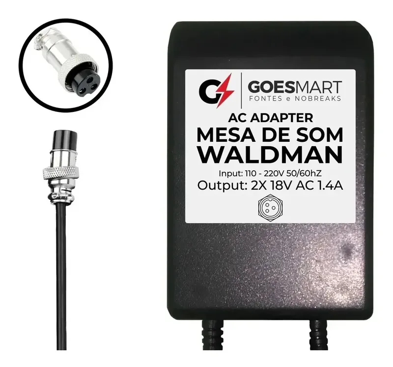 Fonte Carregador Mesa Waldman Slim 1204fx Compativel 12.2fx