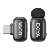 Microfone De Lapela Boya Boyamini-17 Android/ios Preto