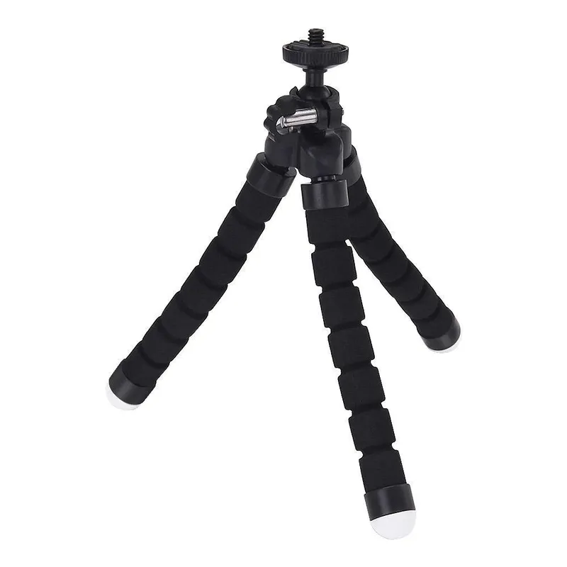 Mini Tripé Funpro GP111, Flexível, Octopus, Para Gopro, E Câmeras Compactasv, 1/4pol.