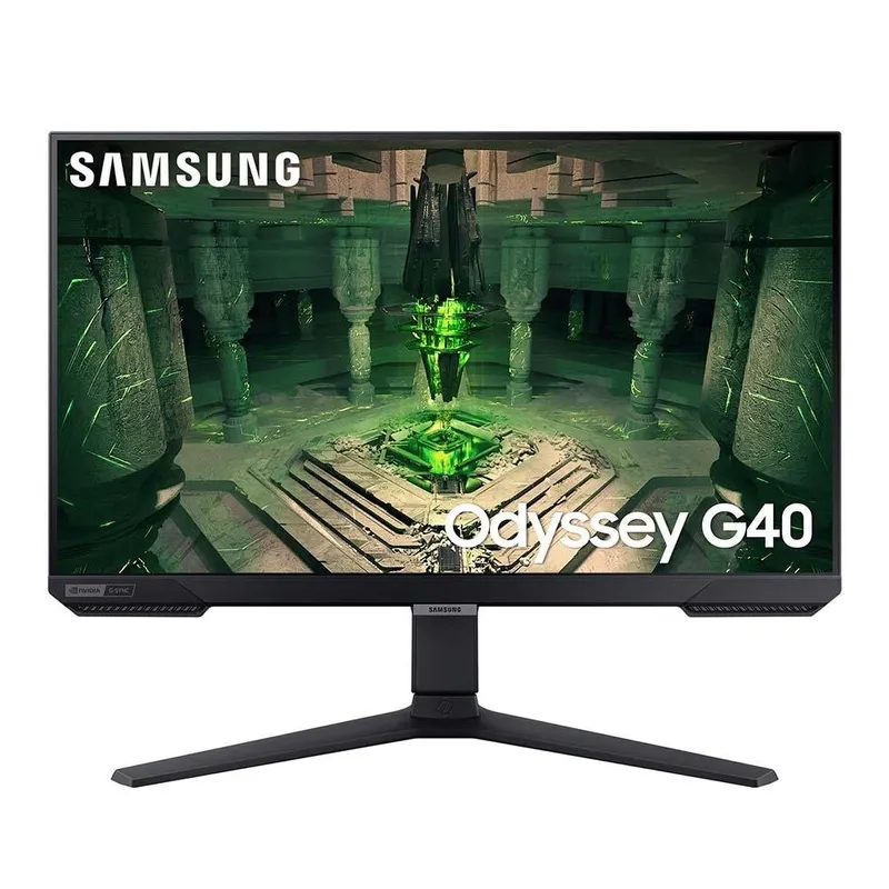 Monitor Gamer Samsung Odyssey G40 25", FHD, 240Hz, 1ms, IPS, HDR, FreeSync Premium, G-Sync - LS25BG400ELXZD