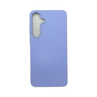 Capa Samsung S24 Silicone Aveludada Capinha Colorida Capinha Anti Impacto Cor:lilás