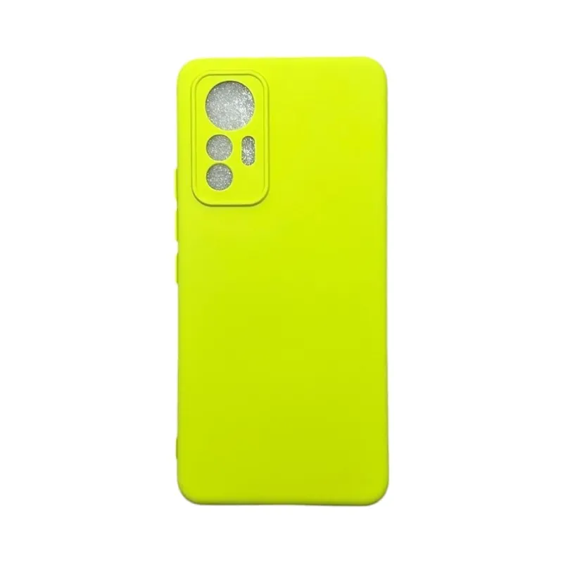 Capa Xiaomi Mi A2 Lite / Redmi 6 Pró Silicone Aveludada Protege Câmera Colorida Capinha Anti Impacto Mi A2 Lite:amarelo