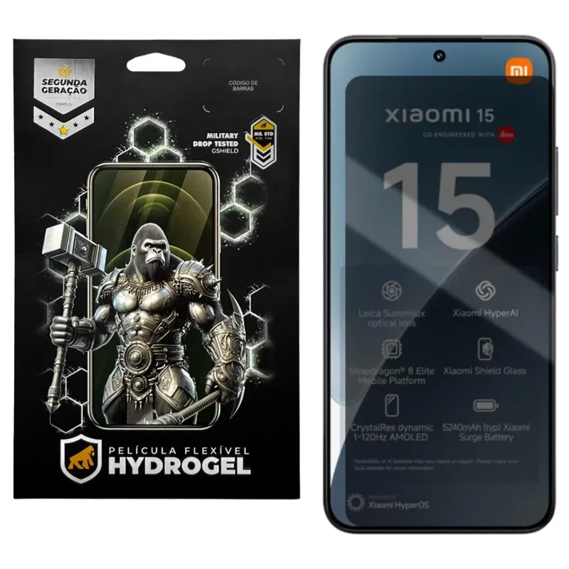 Película Para Xiaomi 15 - Privacidade Hydrogel - Gshield