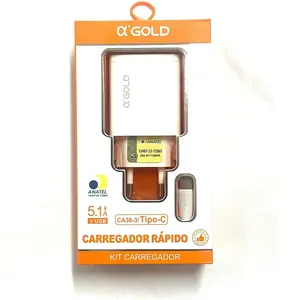 Carregador Rápido Ca32-3 5.1a Tipo C - A Gold 2 Usb
