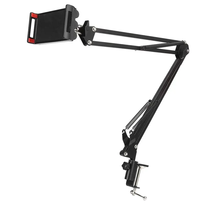 Suporte Braço Microfone Pedestal Articulado Celular E Tablet