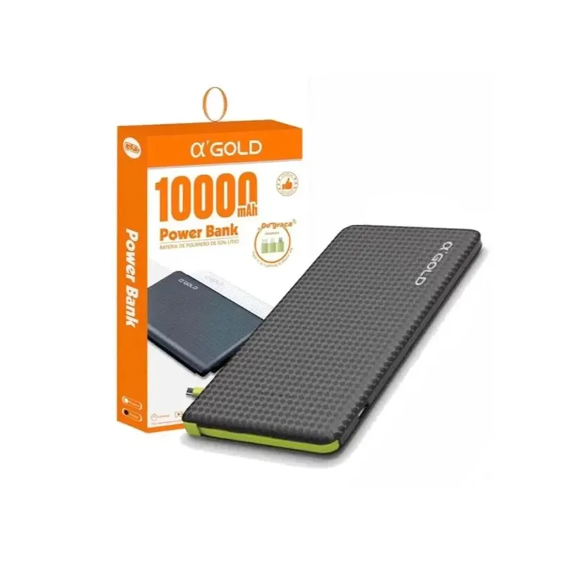 Power Bank Portátil Preto 22.5w Turbo Carregador Rápido Digital Display Ultra Slim