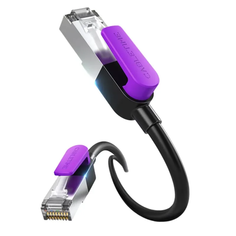 Cabo De Rede Cat8 Ethernet Lan Rj45 40gbps 2000mhz 1m