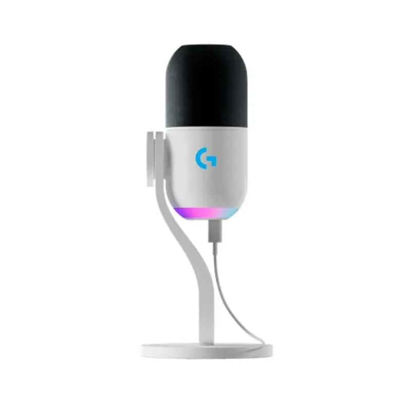 Microfone Logitech G Yeti Gx Para Jogos Com RGB Lightsync - 988-000575
