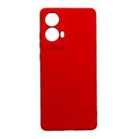 Capa Capinha Compatível Com Motorola Moto G35 5g Tela 6.7 Silicone Aveludada Premium Cor:vermelho