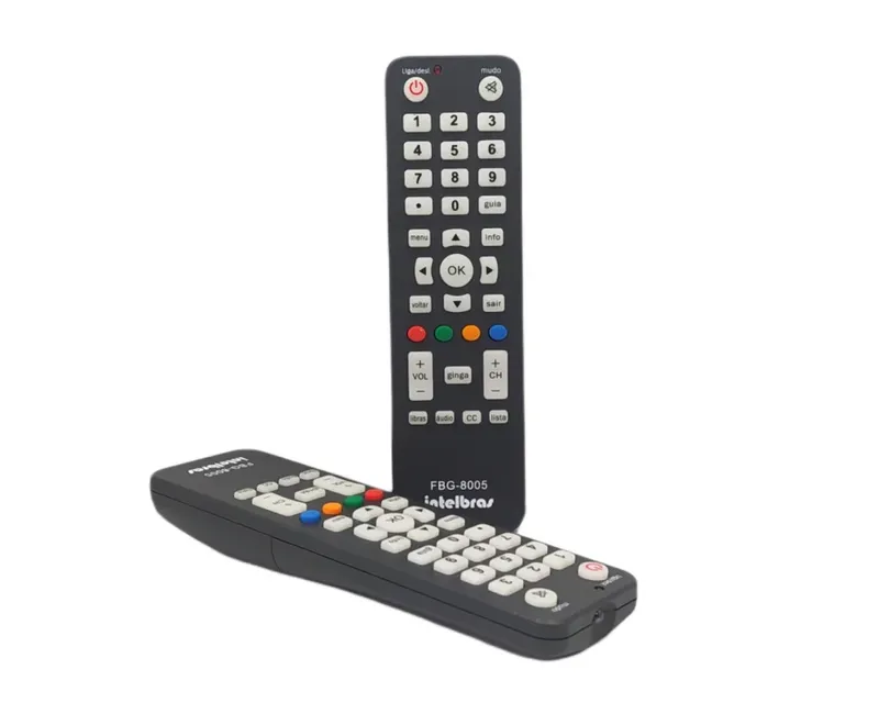 Controle Remoto Compatível Conversor Digital Intelbras Fbg-8005