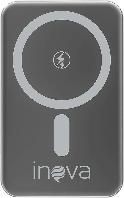 Power Bank 5000mah Com Caregamento Por Inducǎo, Carregador Sem Fio Portátil Magnético Com Cabo Tipo-c 20w Pd Carregamento Rápido