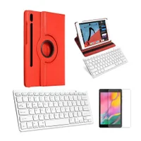 Capa/teclado/pel Para Galaxy Tab S6 Sm T860/t865 10,5" Verm