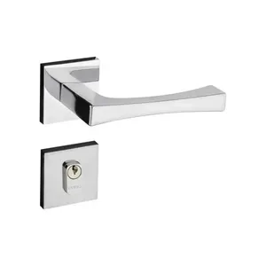 Fechadura Vivaldi Externa Roseta Quadrada Cromada 55mm Pado