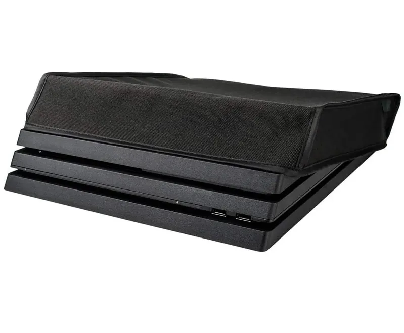 Capa De Proteção Antipoeira Para Playstation 4 Pro Preta