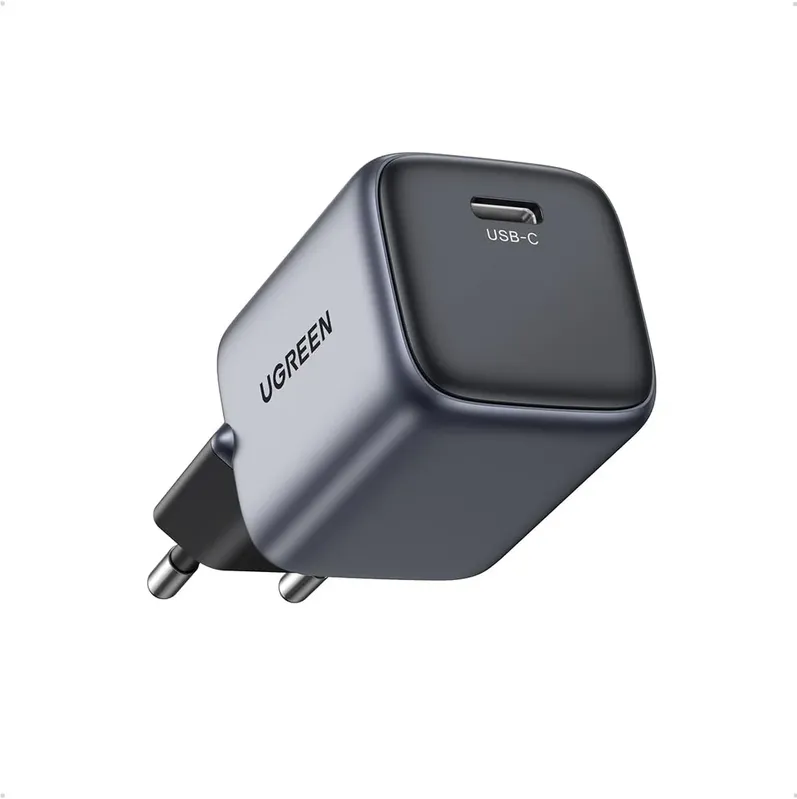Carregador Rápido Usb-c Ugreen Nexode 30w Gan,suporta 25w 20w (cinza)