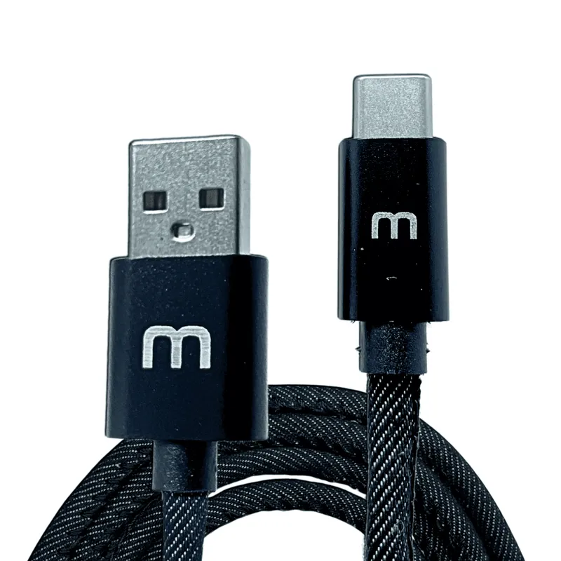 Cabo Carregador Tipo C / USB - 1 metro - Reforçado - Ultra rápido - Original 1 ano de garantia