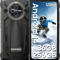 Smartphone Blackview Bv8200 4g 36gb Ram 256gb Bateria 8800mah Ip68 A Prova D'água Preto