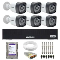 6x Bullet Branca Tf Dvr 1108c 1TB