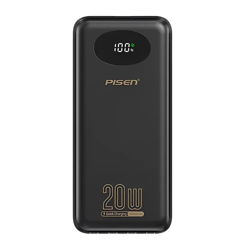 Power Bank Carregador Portátil Pisen 4in1 10000mah Preta