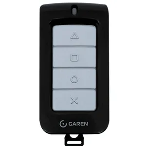 Controle Remoto De Portão Garen, 433mhz, Tx Play, Preto