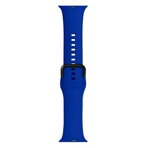 Pulseira Apple Watch 38 / 40 Mm Iplace, Beagá, Silicone Azul Royal
