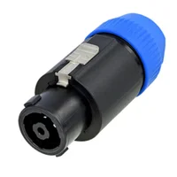 Plug Speakon Macho 8 Vias C/trava Emb 10 Pçs - Tebera