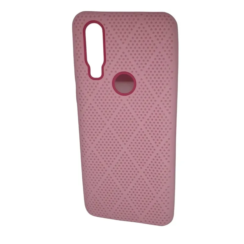 Capa Capinha De Celular Moto One Action Moto One Vision P40 Power Emborrachada Flexível One Action:rosa
