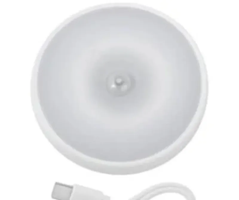 Luminária Com Sensor Presença Recarregável 60 Cm Cor Branco Branco