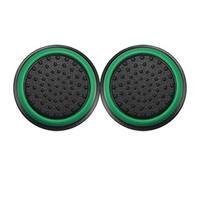 1 Par De Grips P/ Controle Anti Derrapante Silicone Botão Analógico Do Joystick Cor: Verde Escuro