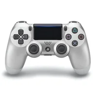 Controle Compatível Com Ps4 Dualshock 4 Joystick Sem Fio Bluetooth - Silver