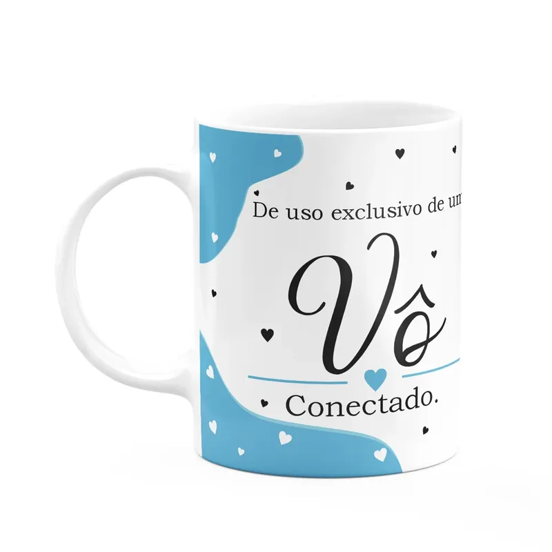 Caneca Tipos De Avós - Vô Conectado - 325ml