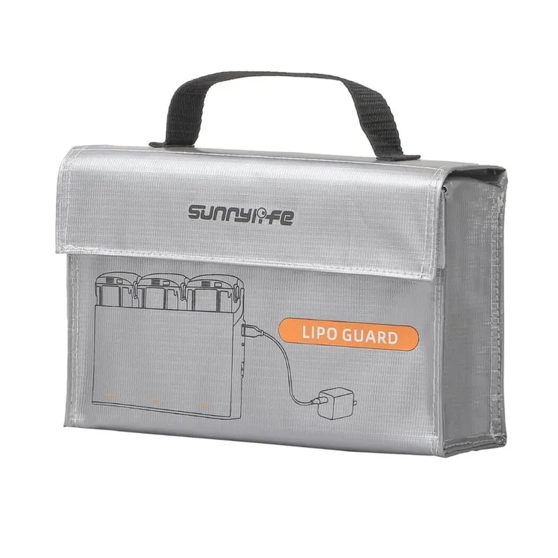 Case Antichamas Para Hub + 3 Baterias Dos Drones Dji