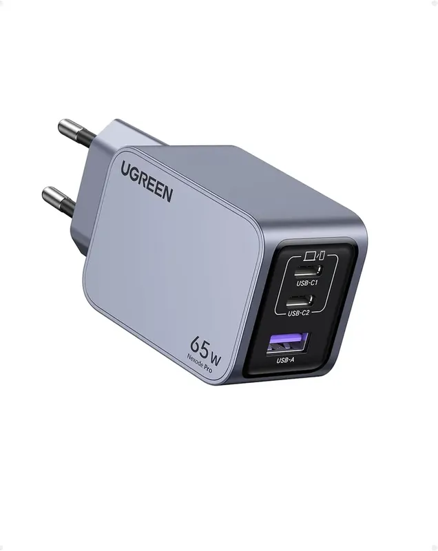 Carregador Rápido Ugreen Nexode Pro 100w Com (3 Portas) Ganinfinity,