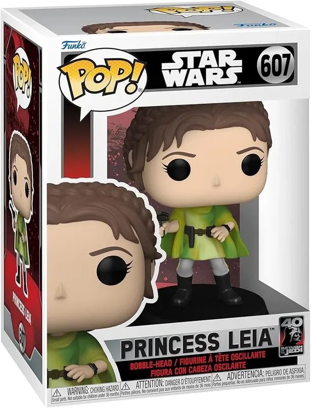 Pop Funko 607 Star Wars Leia Return Of The Jedi 40th