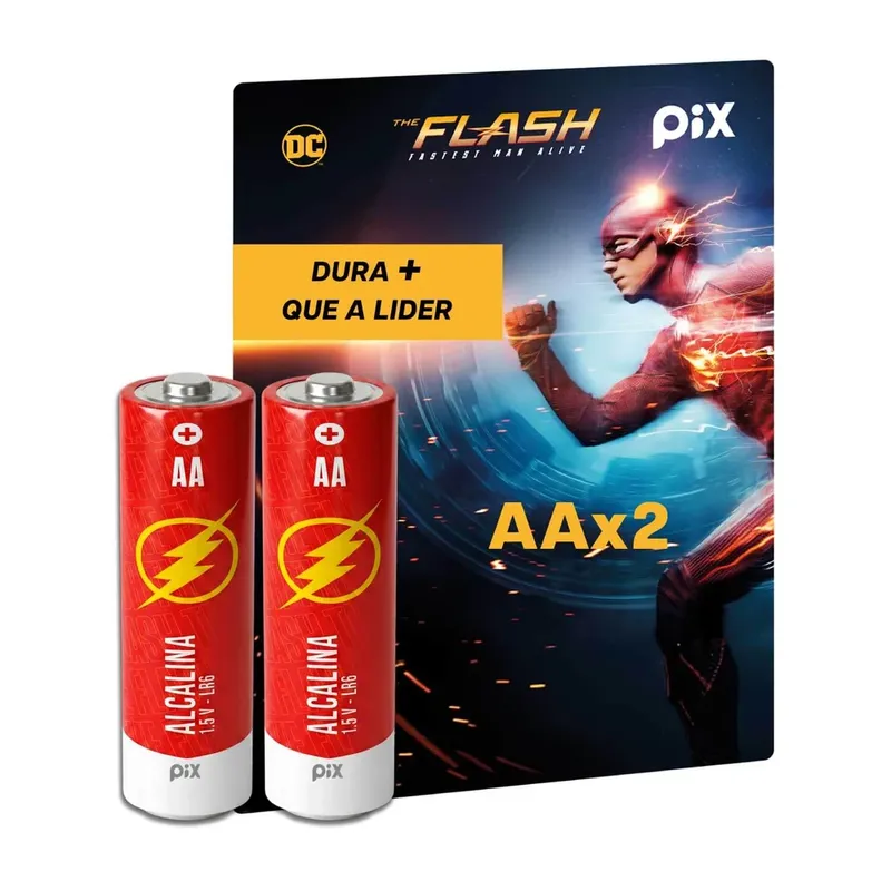 4x Pilha Ultra Alcalina Aa 2a Blister Com 4 Unidades