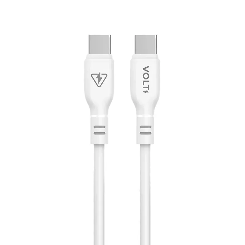 Cabo Usb-c Compatível Usb-c (1,5m) Flex Pro Volt Preto