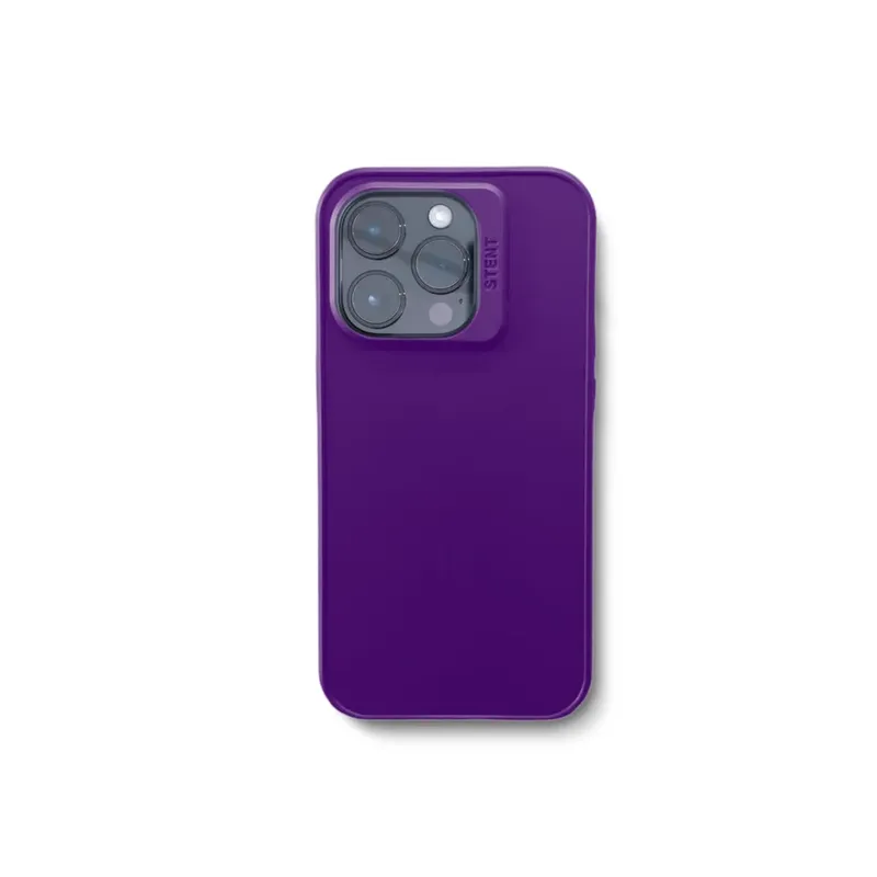 Capa Capinha Case Proteção De Câmera Com Suporte Compatível Iphone 13 - Roxo