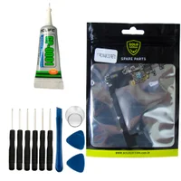 Flex De Carga Gold Para Iphone 11 Pro Max Com Ci + Kit Reparo