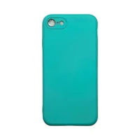 Capa Iphone 7 / 8 / Se 2020 Silicone Aveludada Protege Câmera Colorida Capinha Anti Impacto Iphone 7 / 8 / Se 2020:verd