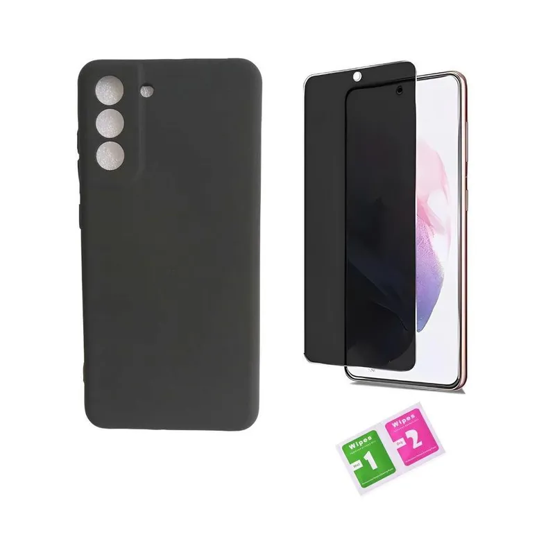 Capinha Elxcases Para Galaxy S21 Fe Aveludada + Película Privacidade