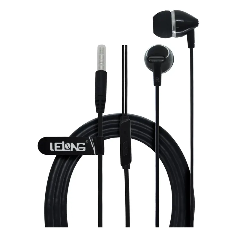 Fone De Ouvido Lelong Le-0203, Intra-Auricular, P2 - Preto