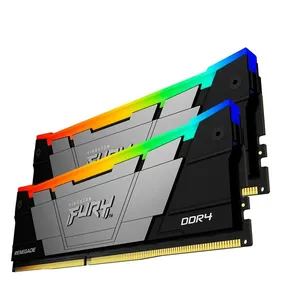 Memória RAM Kingston Fury Beast RGB, 16GB (2x8GB), 5600MHz, DDR5, CL40, para Intel XMP, Preto - KF556C40BBAK2-16