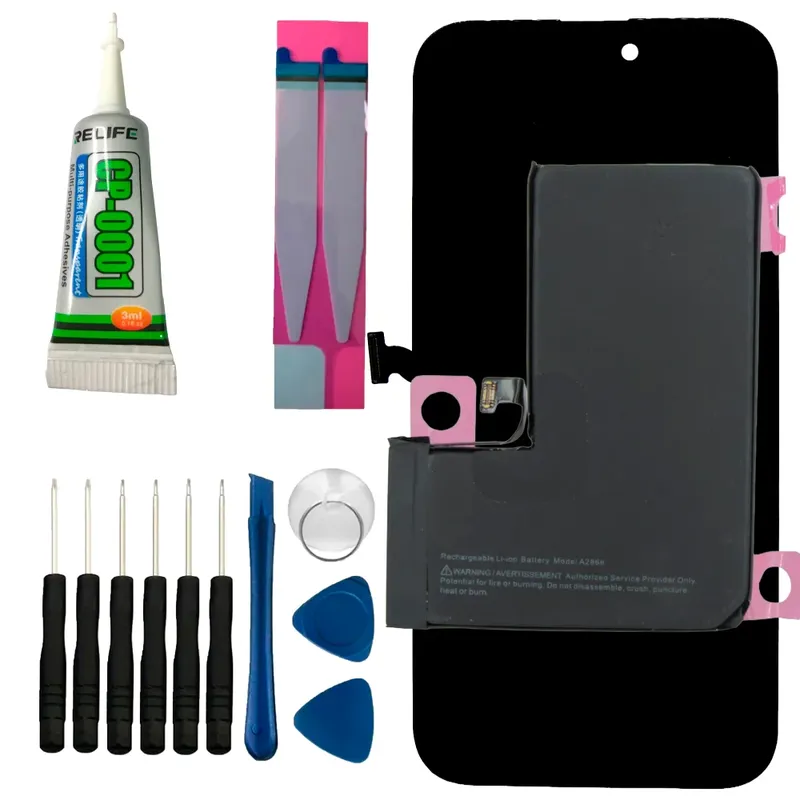 Frontal Tela Completa Jk Para Iphone 14 Pro Max + Bateria + Kit