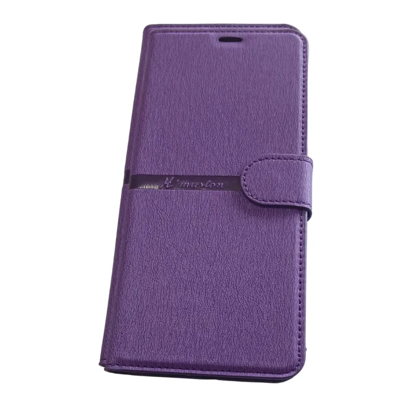 Capa Carteira Moto G 5g Plus Capinha Carteira Moto One 5g Porta Cartão E Suporte Cor:roxo