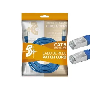 Cabo De Rede FTP, Chip Sce Patch Cord Rj45 Cat 5e, Blindado, 10M, Azul - 018-9920