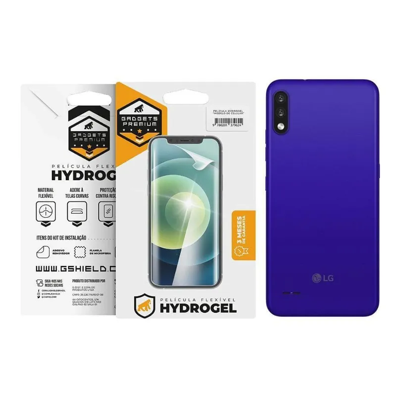 Película Gshield Para Lg K22, Traseira Hydrogel Hd