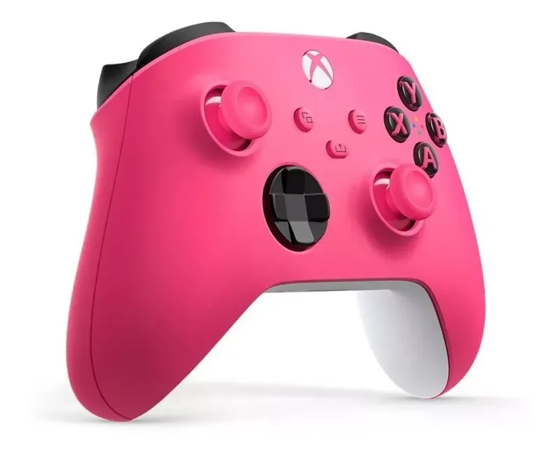 Controle Sem Fio Microsoft XBOX One – Shock Rosa , Compatível Com Series X|s E PC.