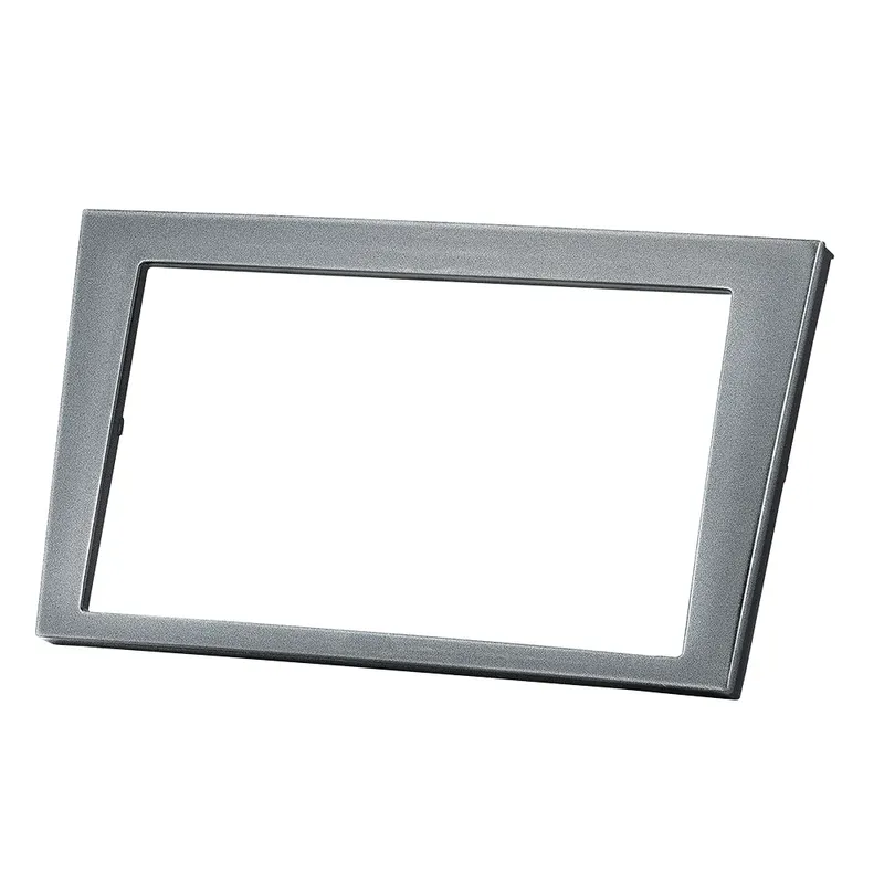 Contra Frente Plastica Permak Corsa Montana Meriva 2 Din Cinza 89/m3