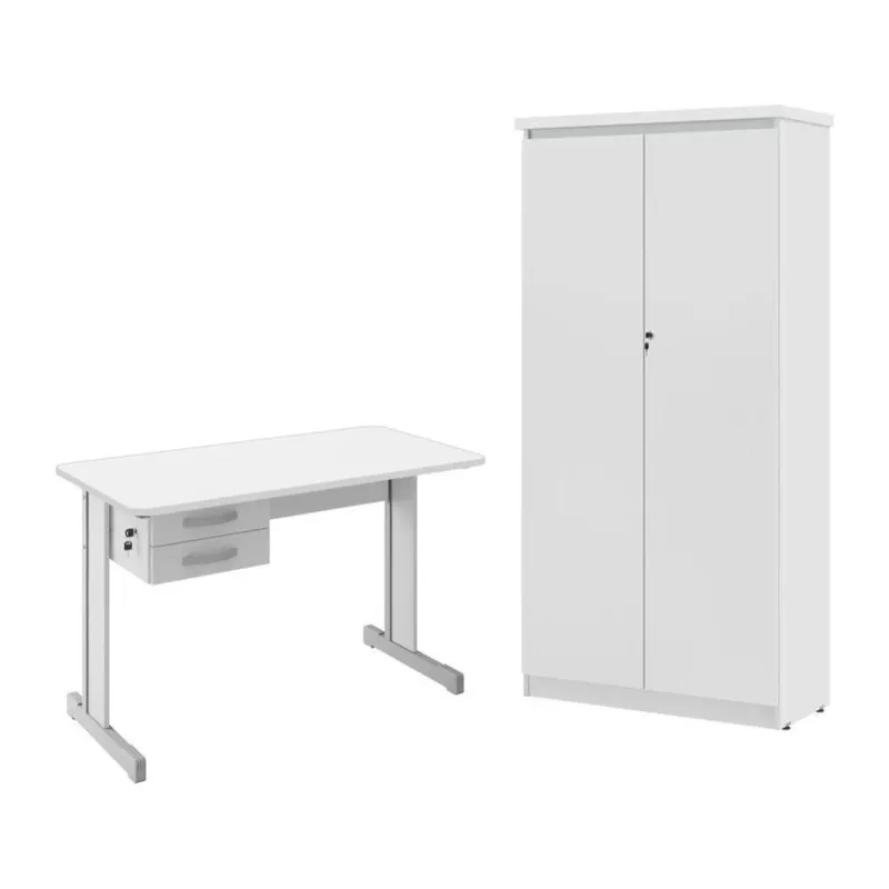 Conjunto De Escritorio Hungria Branco